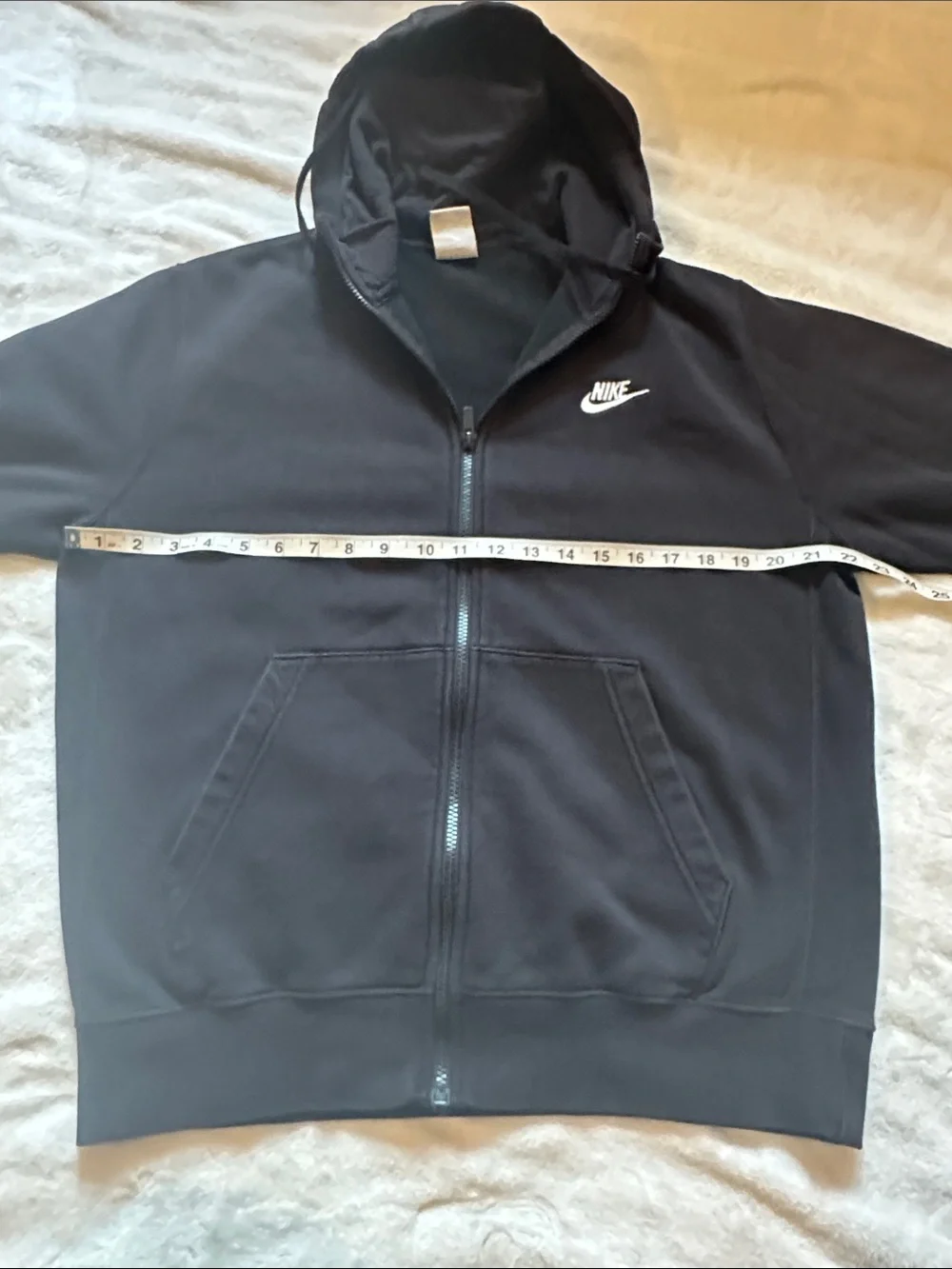 Nike Black Sweatshirt with White Logo Tag